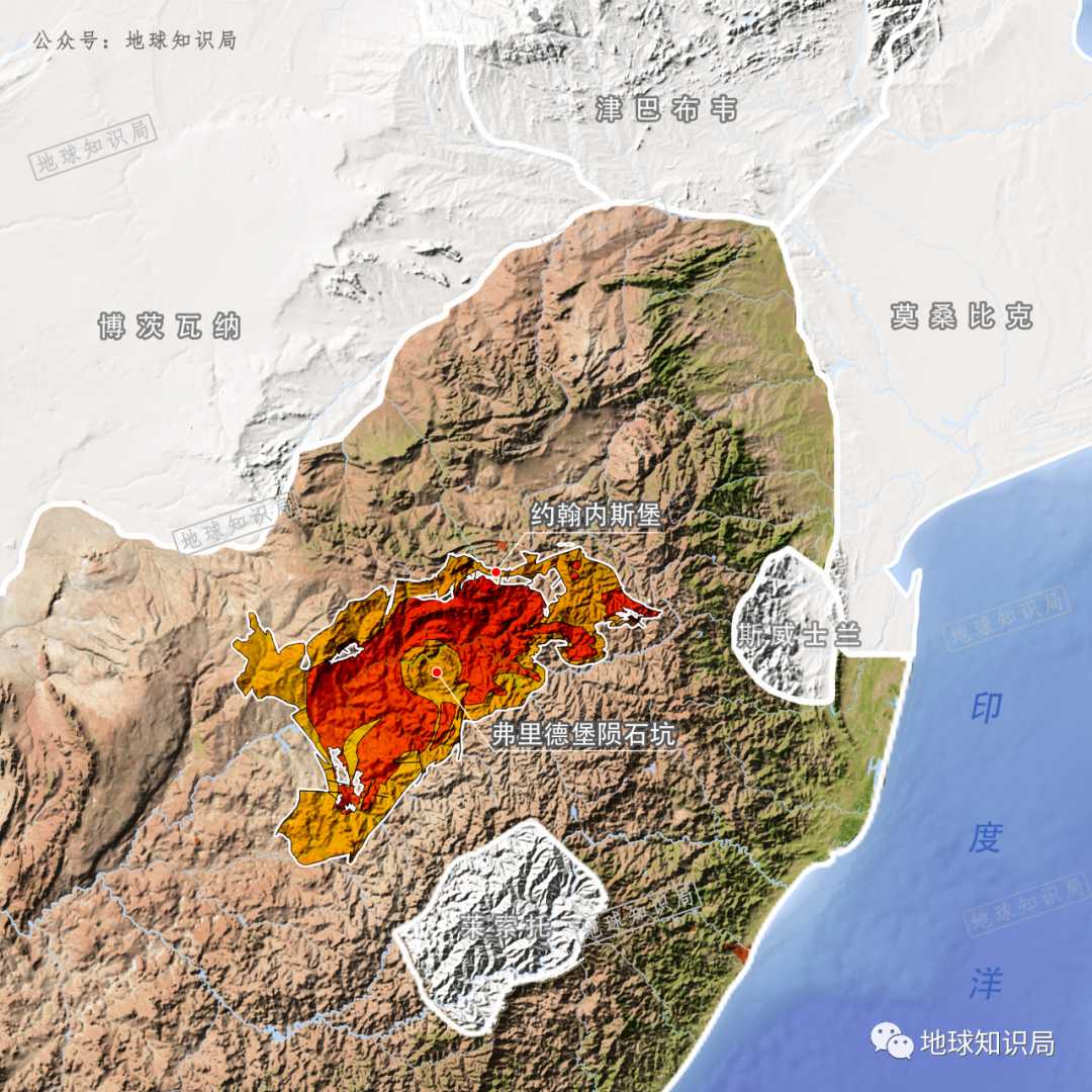 18ecc5b2c2aa2b23fe78df10884beb93560846d2 紅色即為金礦帶