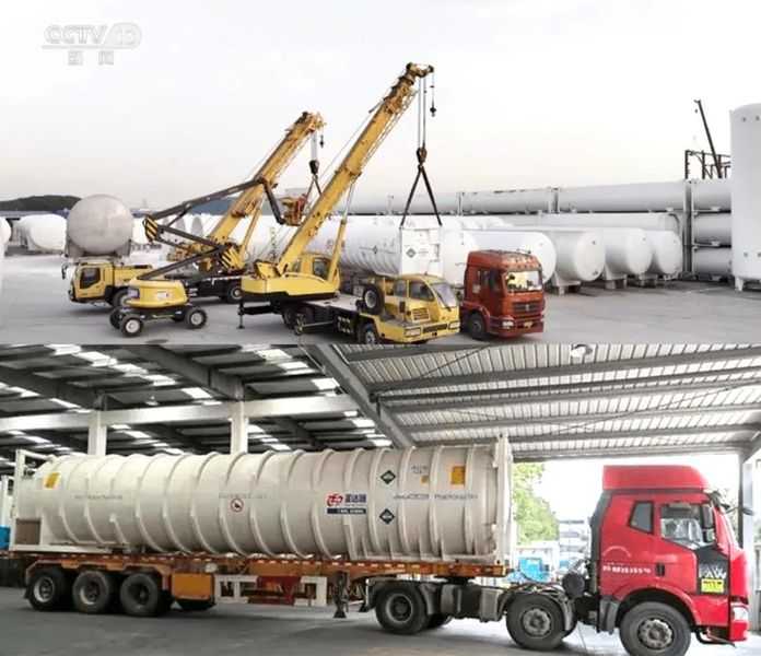 在今年5月我國自主研發液氦罐箱首次進入批量生產