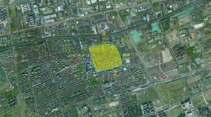 明清川沙城範圍示意