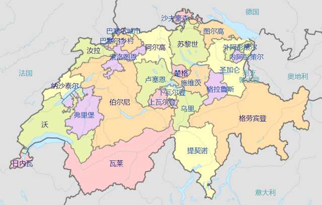 4924374a3cf04b1c008ec1ec1aa35a3f1447ea88 瑞士的地理位置