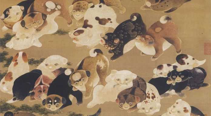 4de015c0ad37c68dc7984eaf21d7bafab8eb69cc 伊藤若衝|百犬図