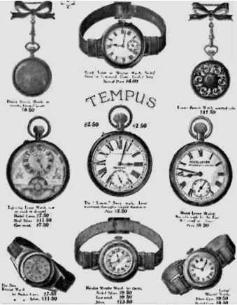 6f713c3fc49f235e4acd494af6dac69290db7933 TEMPUS牌掛錶和腕錶