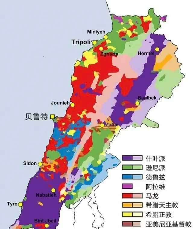 869964517051de1d51e49f2b4defe45e69894bea 黎巴嫩宗教分佈