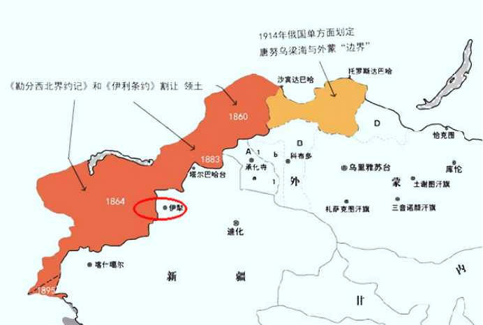 8ee4d0e0f6a4417966ae21ed557ecdf7ac05cec1 沙俄侵佔外西北44萬平方公里,還差點奪走整個伊犁河谷