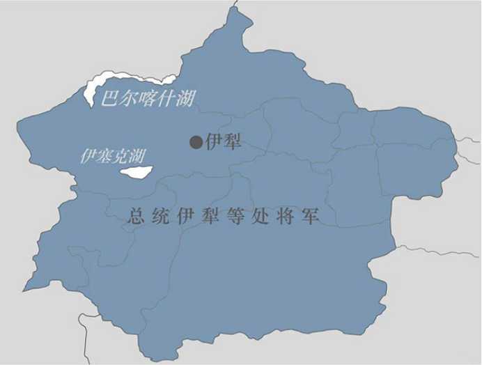 a4c66ae06f1b18adab73afeb145e703f7ddcb2d7 伊犁位於伊犁將軍轄區的腹心,便於掌握新疆全局