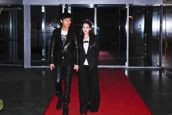 2014年柏林時尚之夜中的秦昊和伊能靜
